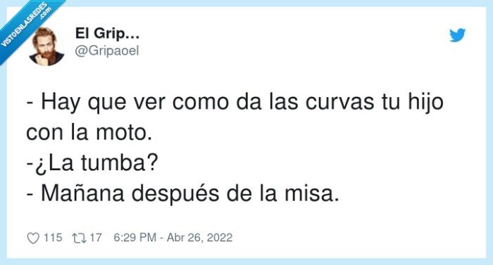 después,mañana,curvas,tumba,moto,hijo