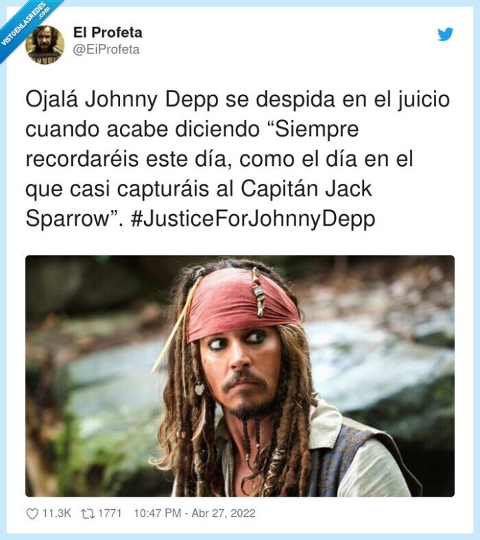 #justiceforjohnnydepp,capitán sparrow,capturar,johnny depp