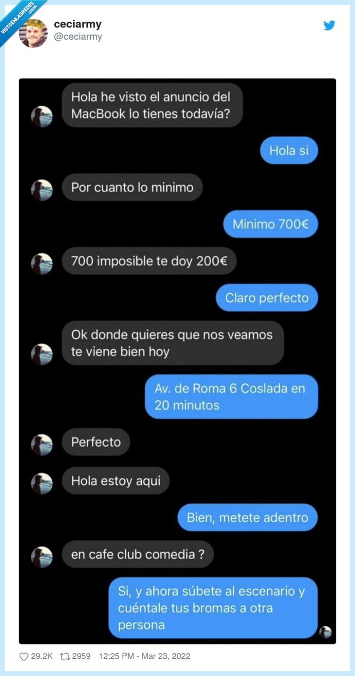 escenario,club comedia,enviar,wallapop