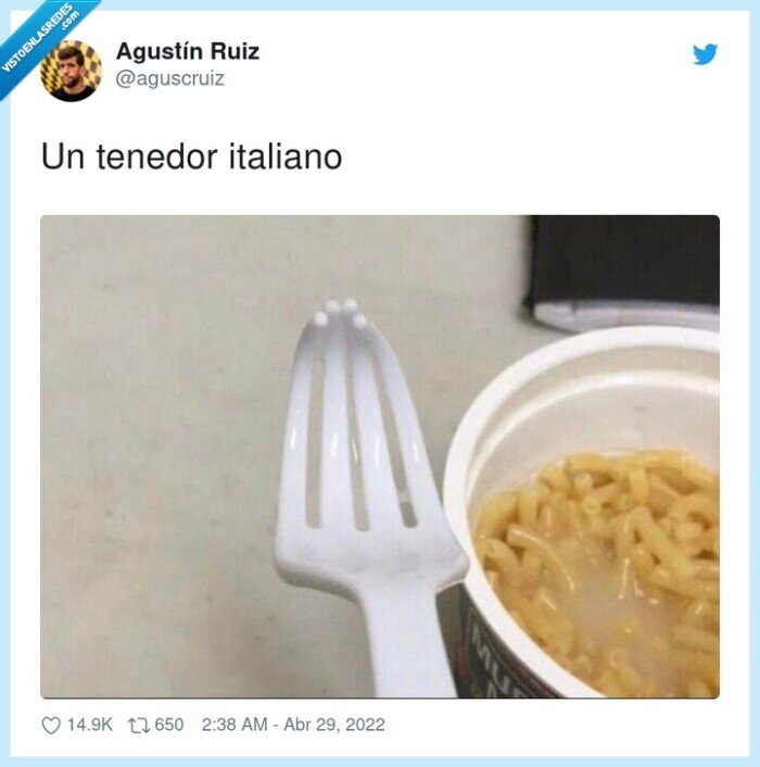 italiano,tenedor