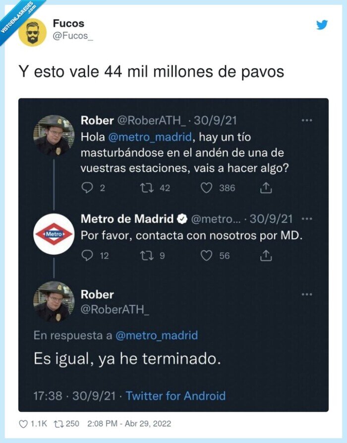 terminar,paja,madrid,metro