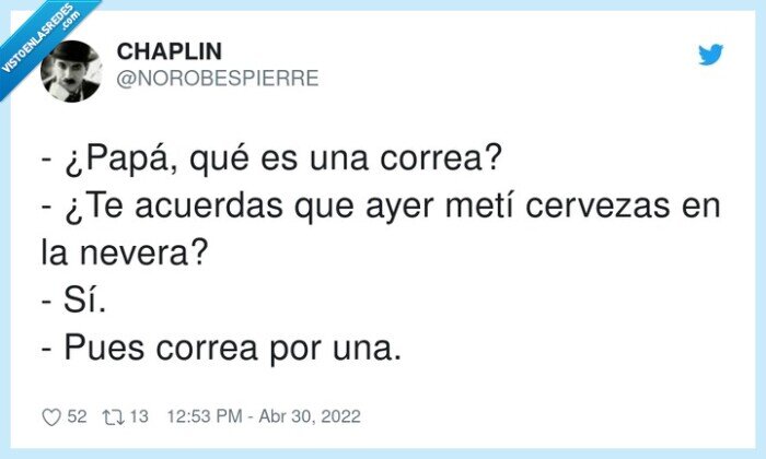 cervezas,papá,correa,nevera