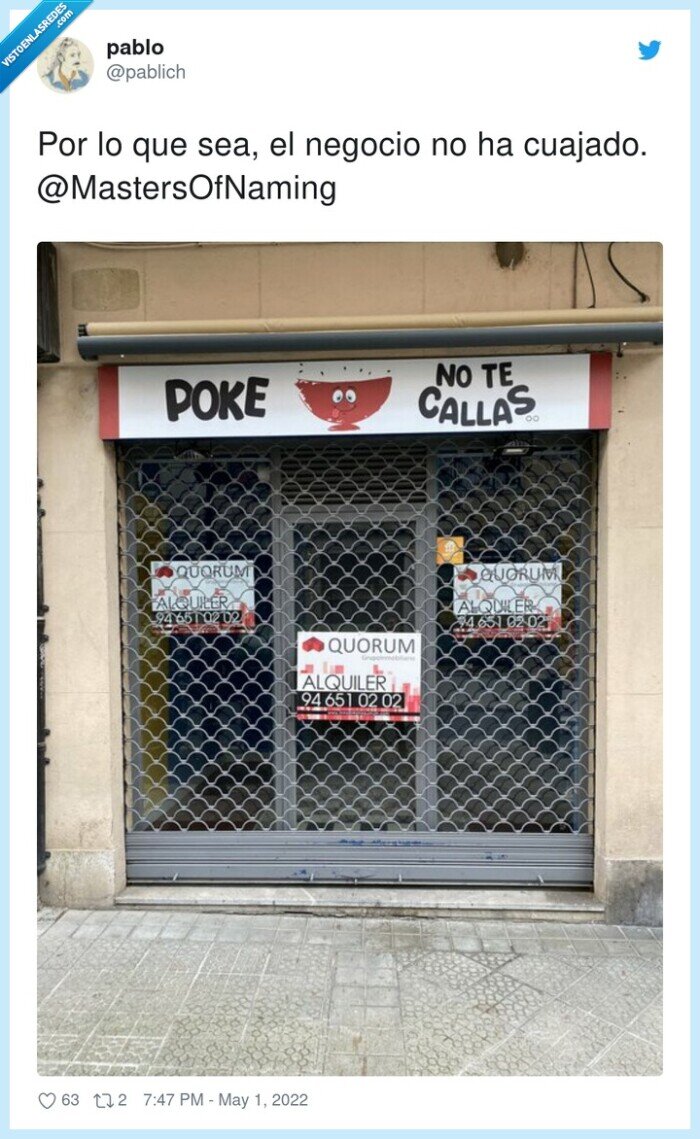poke,negocio,cerrado,no te callas