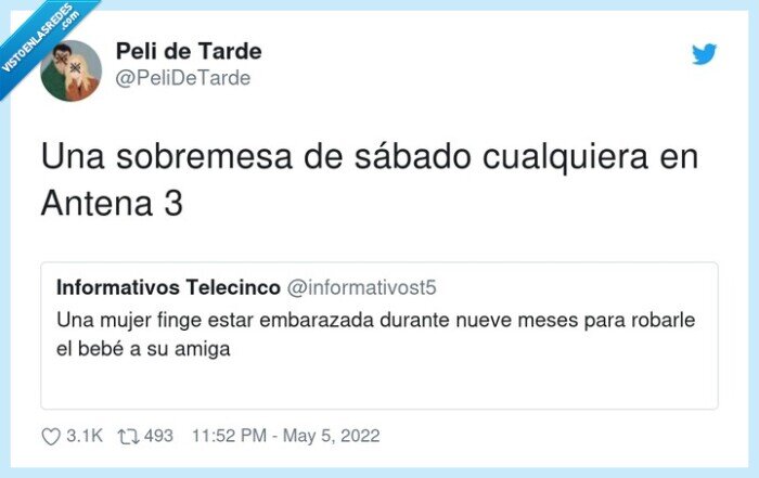 sobremesa,sábado,antena3,amiga,embarazada,bebe,robar
