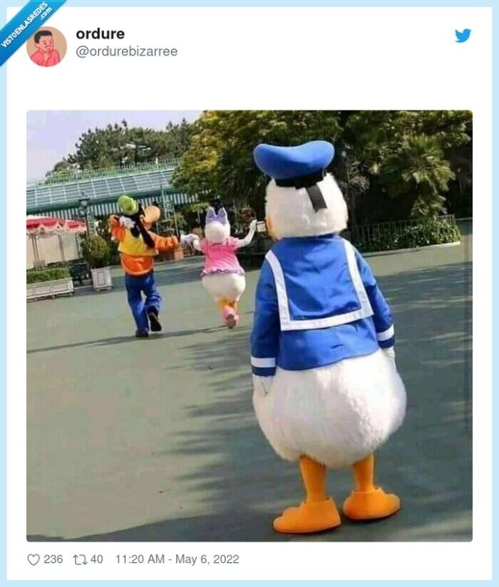 goofy,donald,daisy,robar,novia