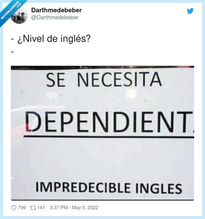 inglés,nivel,impredecible
