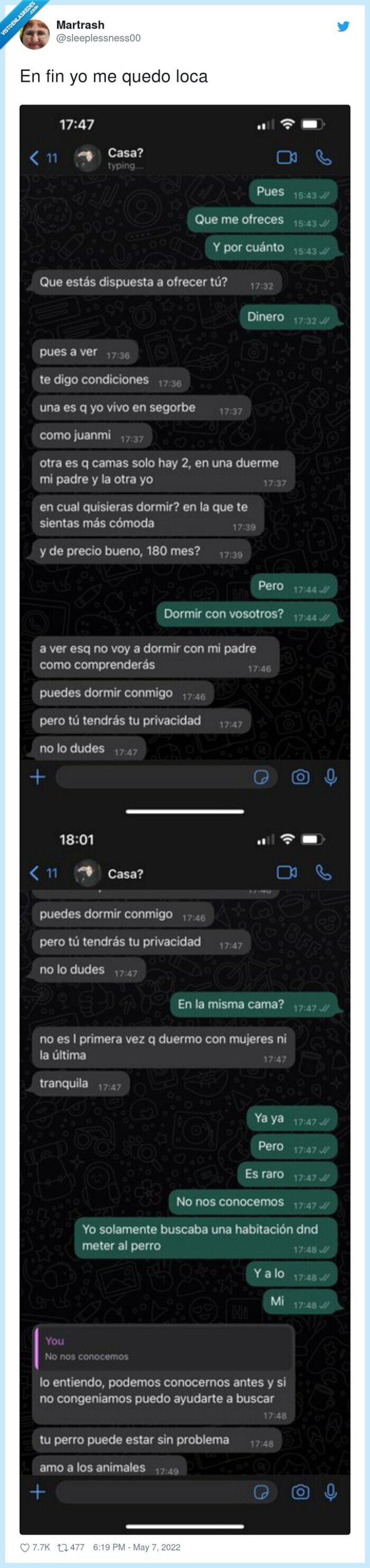 conversación,whatsapp,habitación,alquiler