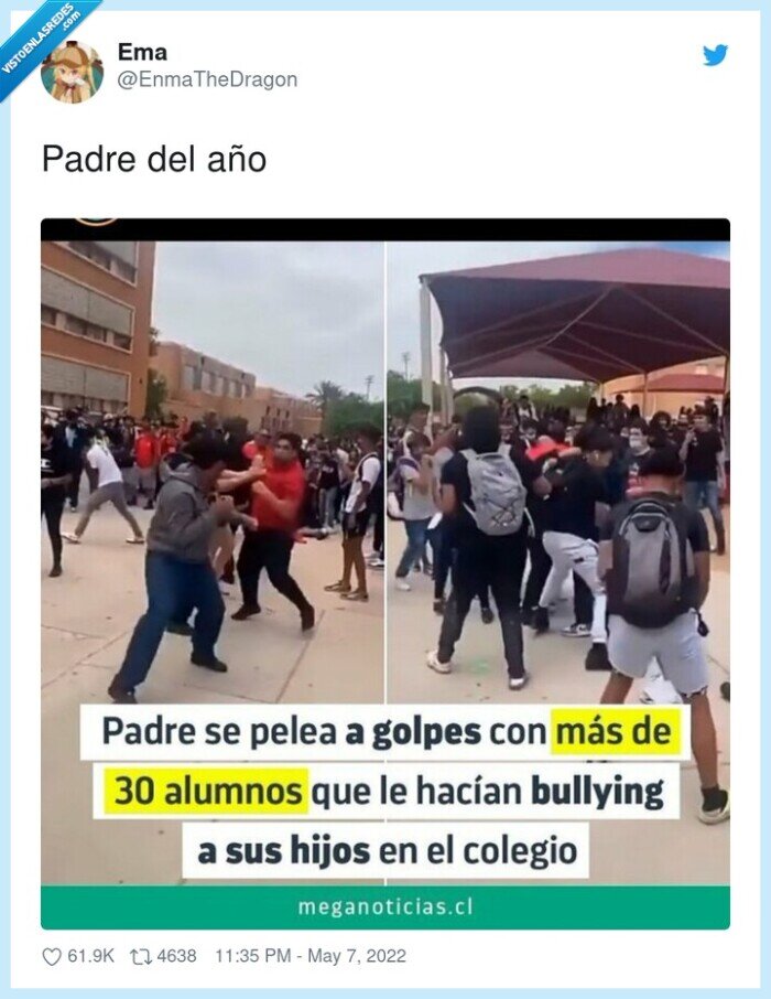 padre del año,bullying,pegar,paliza