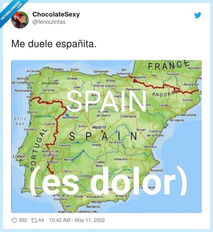 españita,duele,es dolor,spain,traducción,inglés
