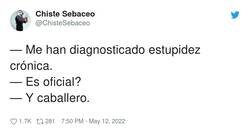 Enlace a El diagnóstico no era muy complicado, por @ChisteSebaceo
