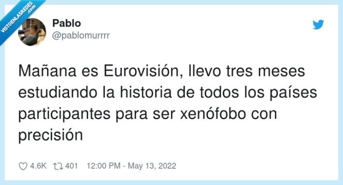 participantes,eurovisión,estudiar,precisión,xenófobo,historia