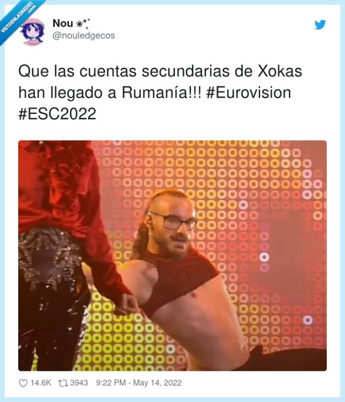 eurovision,cuentas secundarias,ruman&iacute;a,el xokas