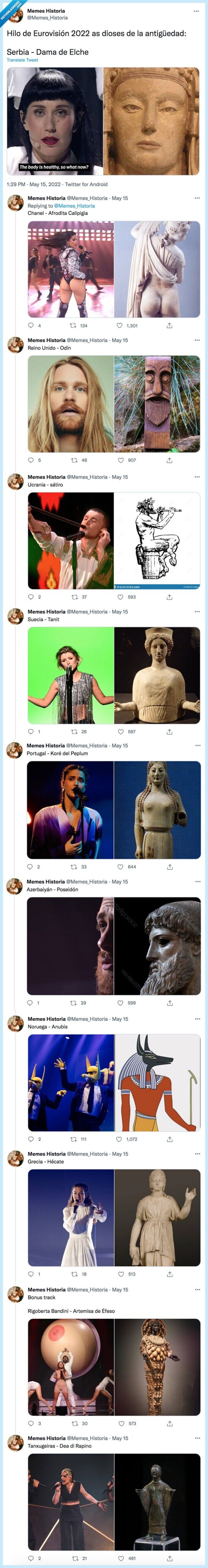 eurovisión,antigüedad,dioses,hilo