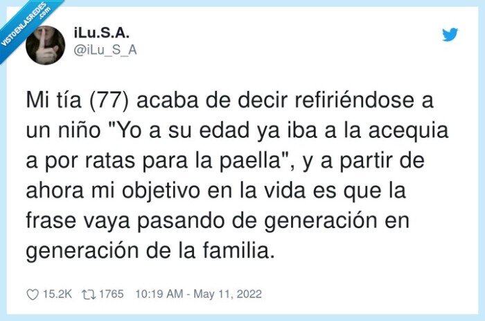 refiriéndose,generación,objetivo,familia,tia