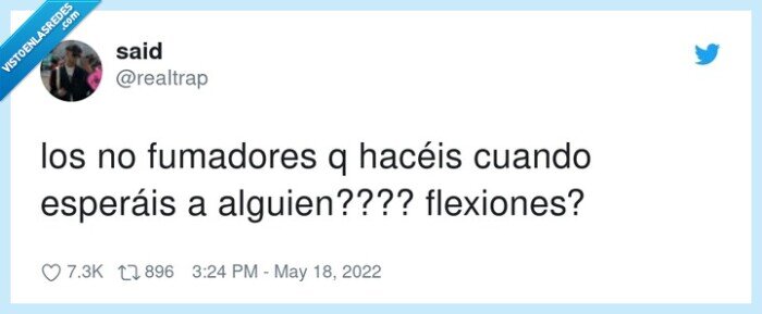 fumadores,esperar,flexiones