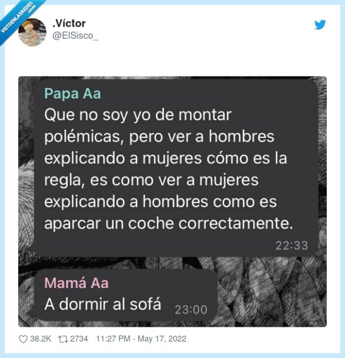 padre,madre,bronca,regla