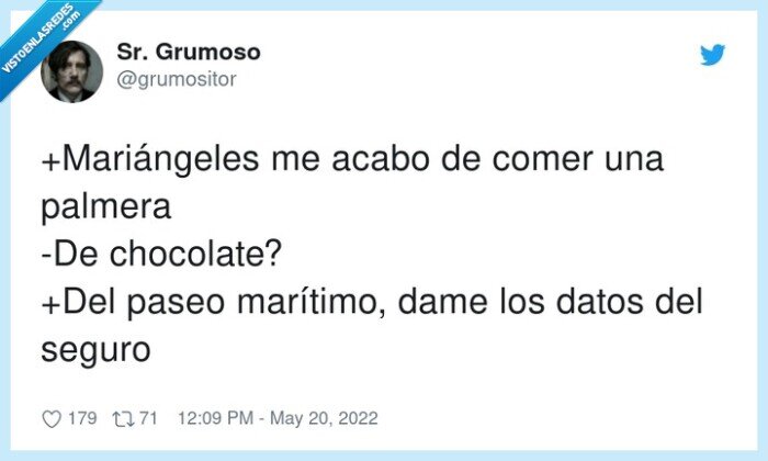 paseo marítimo,chocolate,palmera