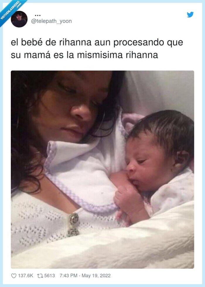 rihanna,procesar,beb&eacute;,madre
