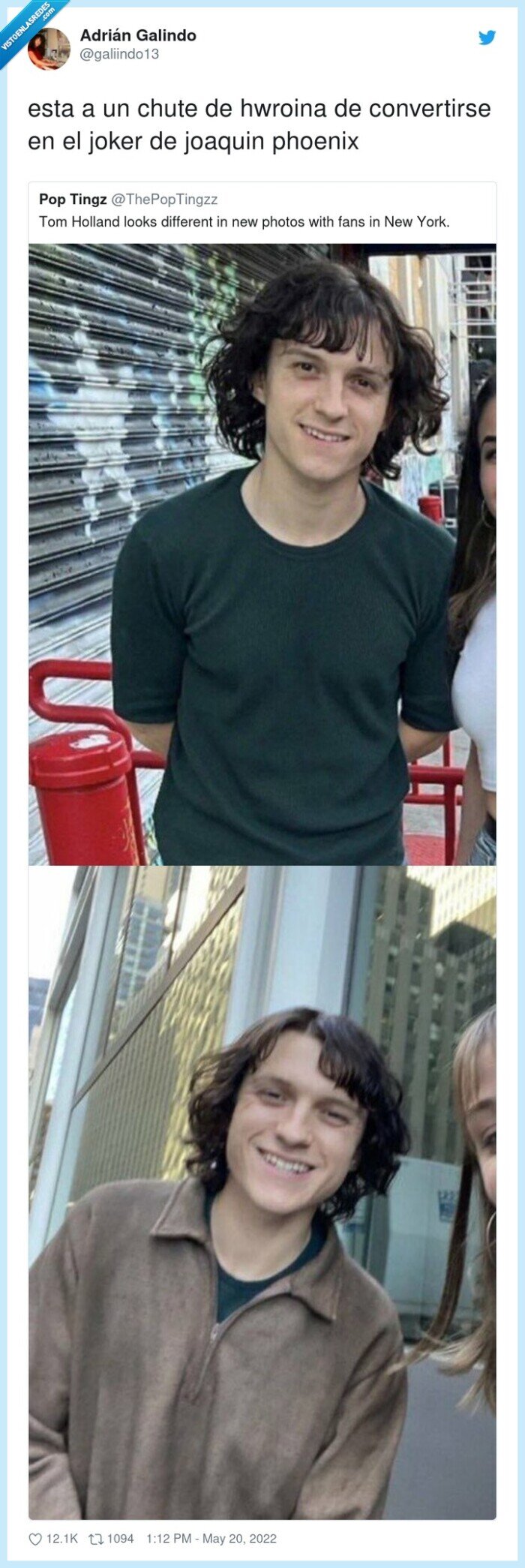 convertirse,tom holland,joaquin phoenix,chute,joker