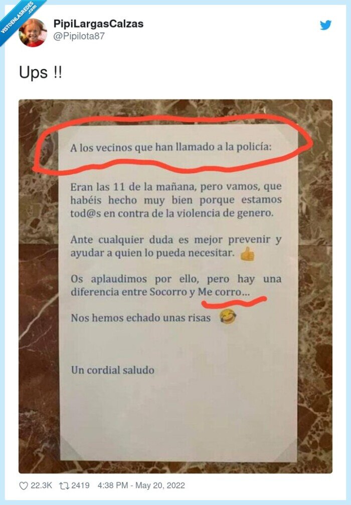 vecinos,correrse,socorro