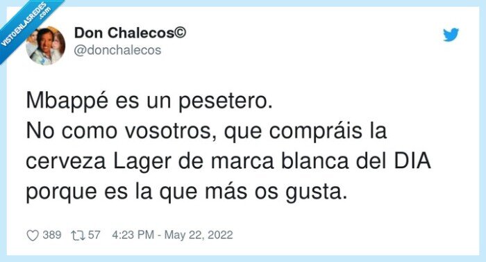 comprar,pesetero,mbappé,cerveza,marca blanca