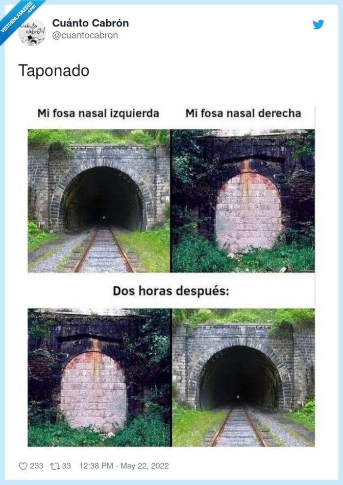 tunel,taponado,fosas nasales
