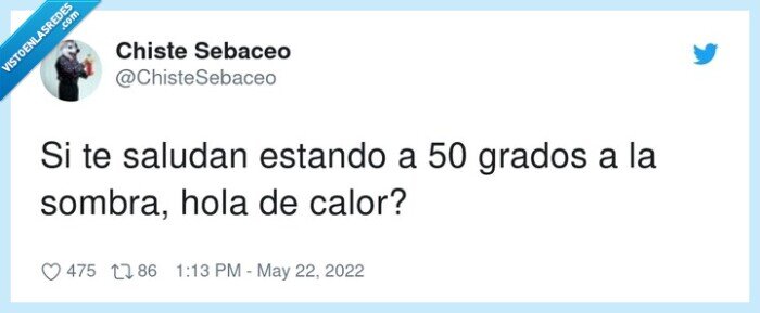 saludar,sombra,grados,calor,hola