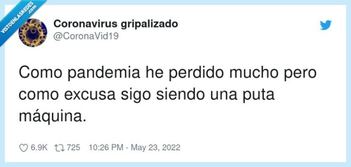pandemia,máquina,perdido,excusa,coronavirus