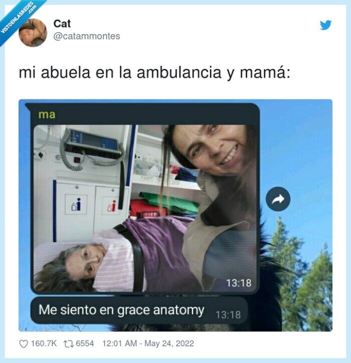 ambulancia,abuela,madre,grey's anatomy