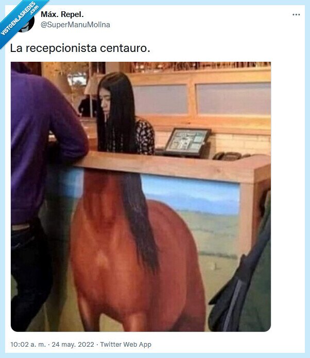 centauro,recepcionista