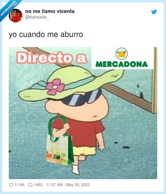 aburrise,shin chan,mercadona,comprar,bolsa