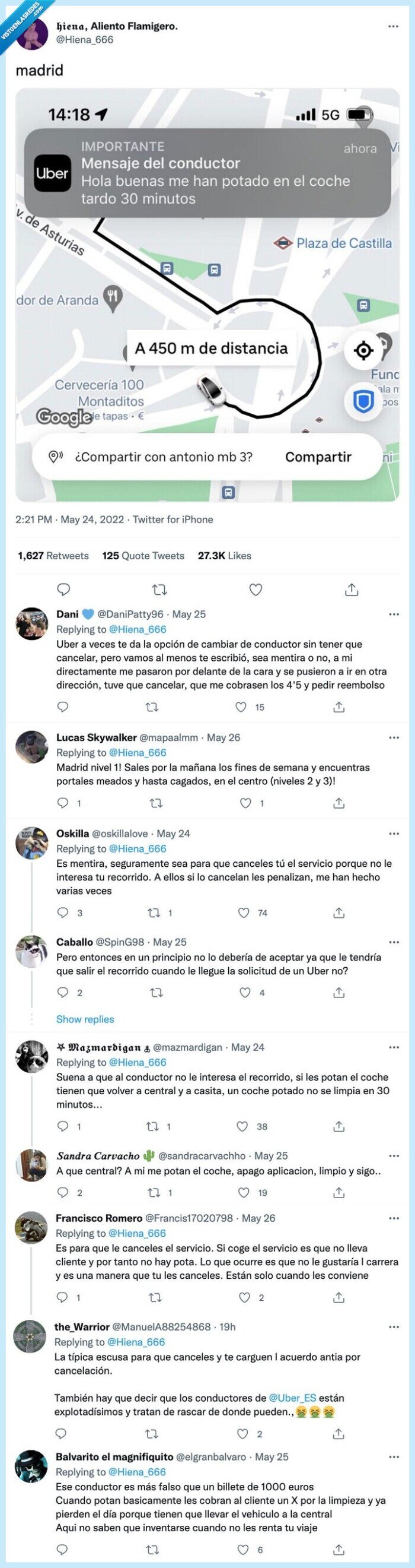 madrid,uber,taxi,pasar