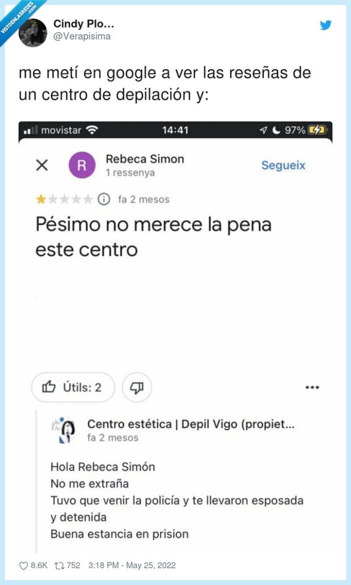 depilación,reseñas,google,centro