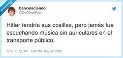 Enlace a Y cuando ponía a Wagner en los campos de concentración a todo lo que daban los altavoces ¿qué?, por @DeClasePaja