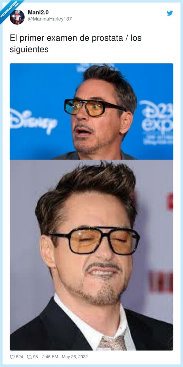 robert downey jr,prostata,primer,examen