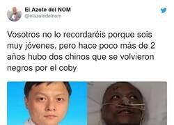 Enlace a ¿Te acuerdas? Con lo racistas que son los chinos debió de producir verdadero pánico, por @elazotedelnom