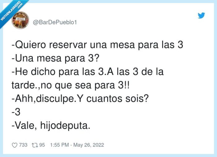 mesa,tres,reservar,tarde