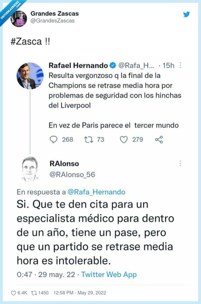 zasca,real madrid,retraso,pedir cita,sanidad