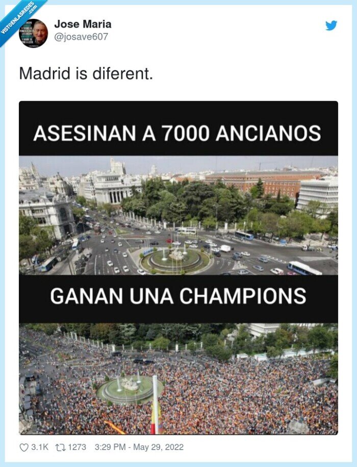 diferente,madrid,covid,champions,celebración