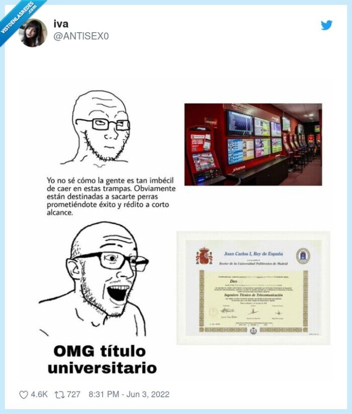 título,engaño,trampas,caer