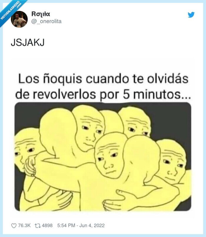 gnocci,ñoqui,pegarse