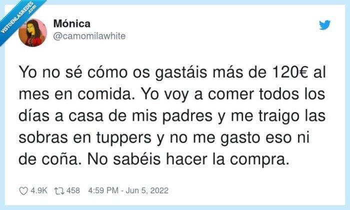 gastar,tuppers,compra,sobras,120€,madre