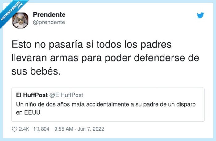 defenderse,bebe,arma,padres,bebés