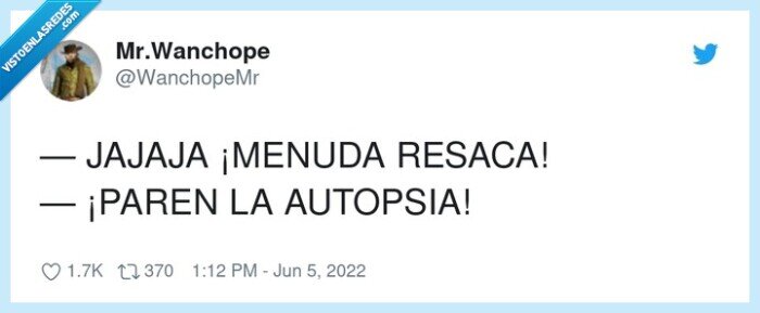 autopsia,resaca,parar