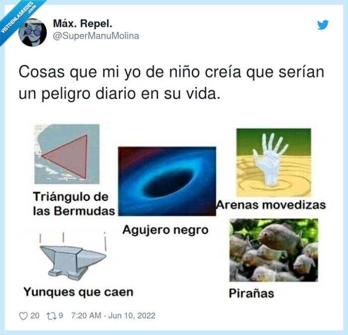 peligro,creía,cosas,niño