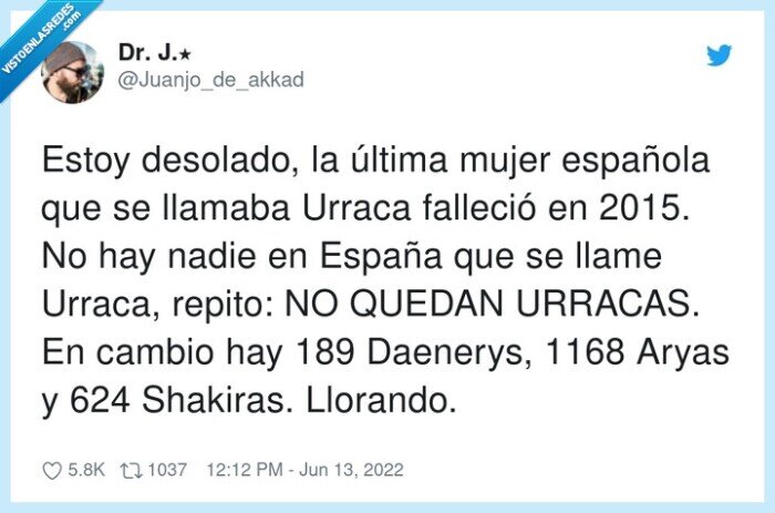 nombres,daenerys,aryas,urracas,shakiras