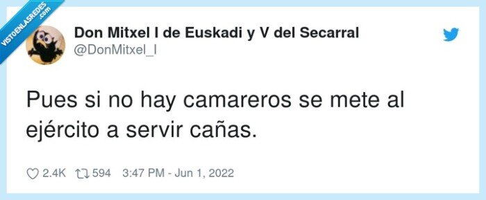 camareros,ejército,servir,cañas