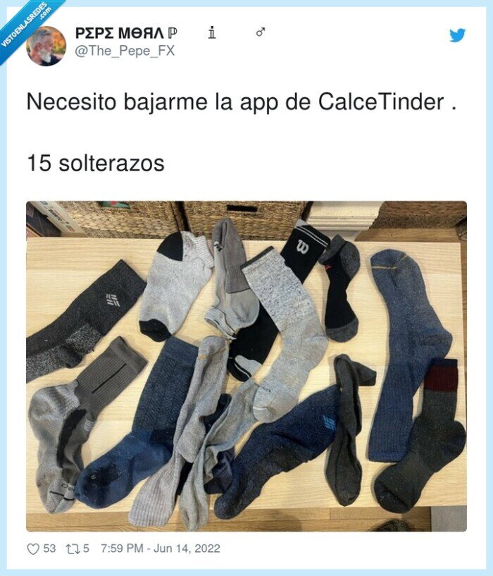 calcetinder,solterazos,necesitar,calcetines,app