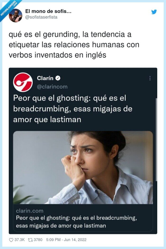 gerunding,relaciones,inventados,tendencia,etiquetar,humanas