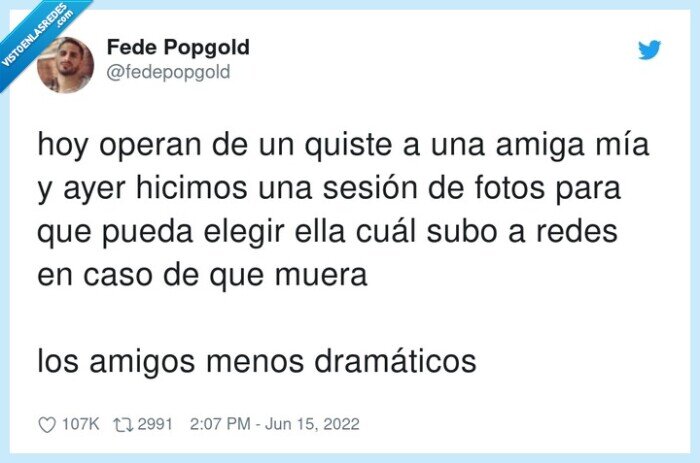 dramáticos,amiga,operación,sesión,quiste,amigos